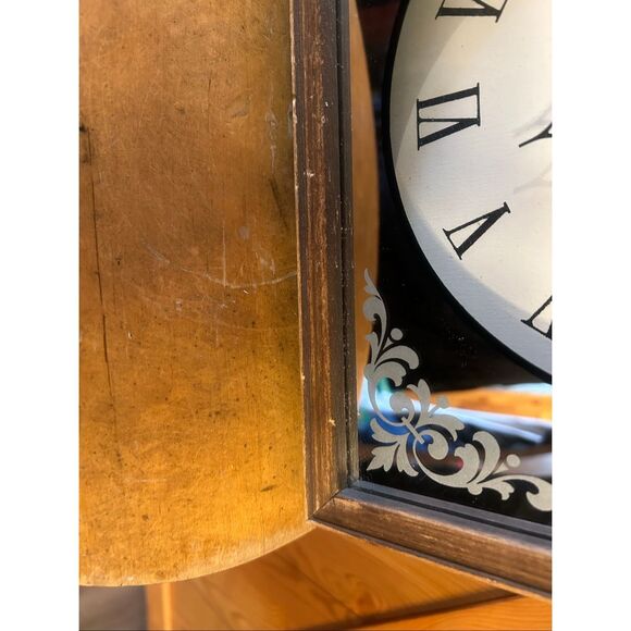 Vintage coca cola wall clock mirror with working clock (5624) - Picture 7 of 8